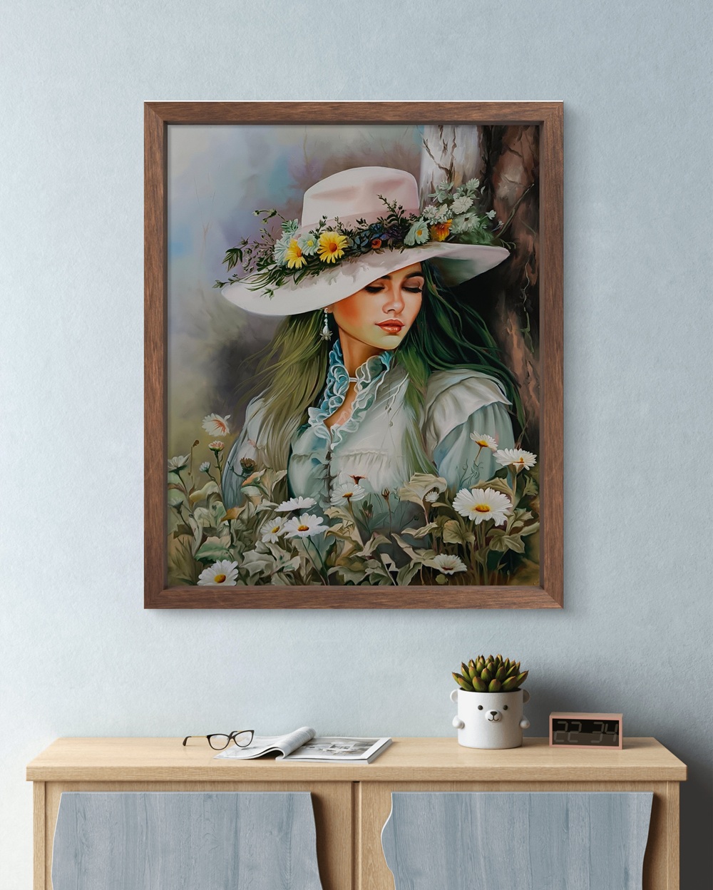 Blooming Elegance Oil Painting Blooming Elegance Oil Painting