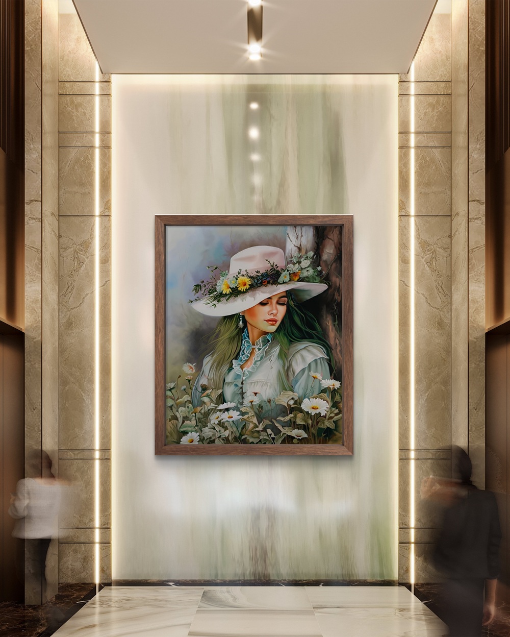 Blooming Elegance Oil Painting Blooming Elegance Oil Painting