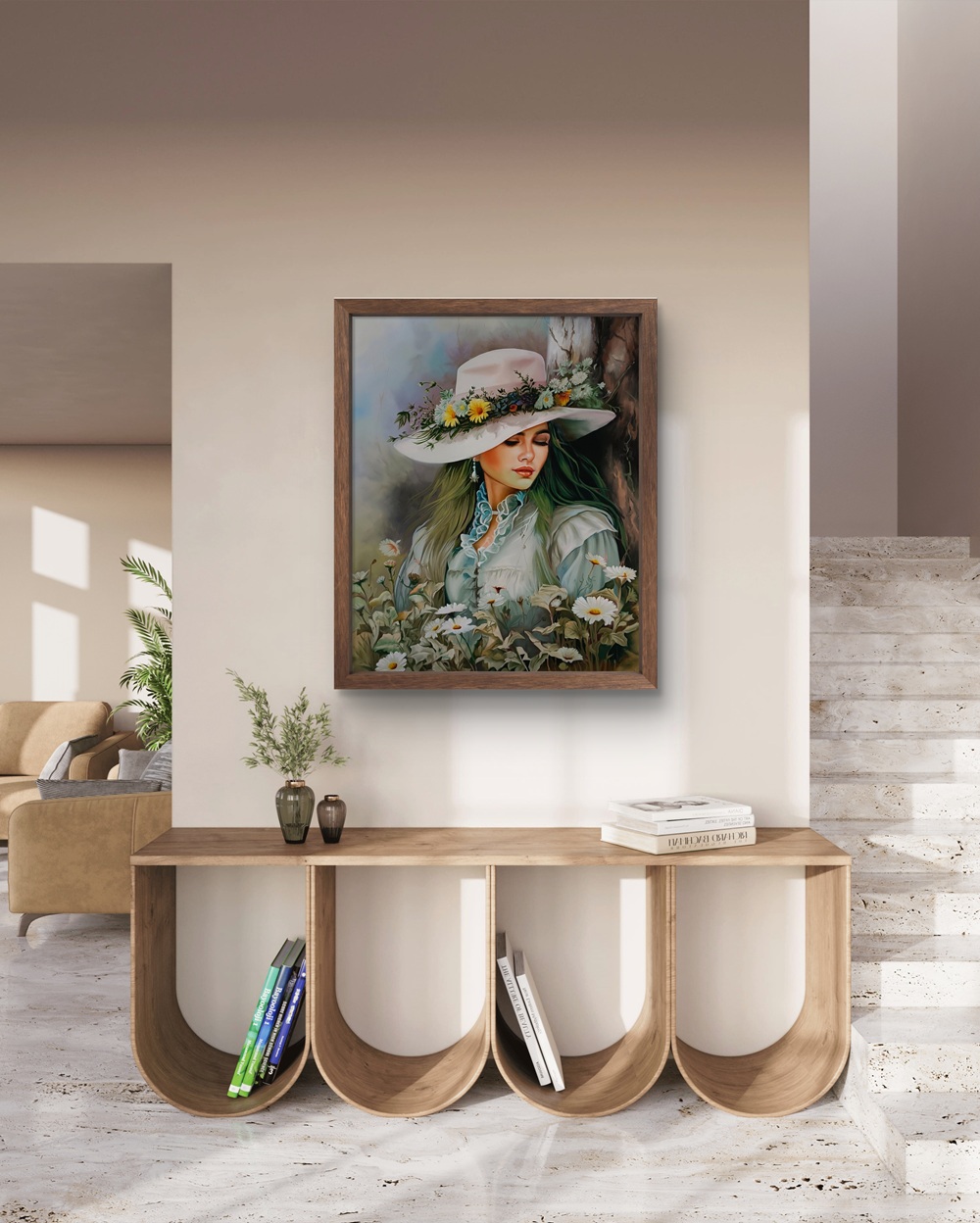 Blooming Elegance Oil Painting Blooming Elegance Oil Painting