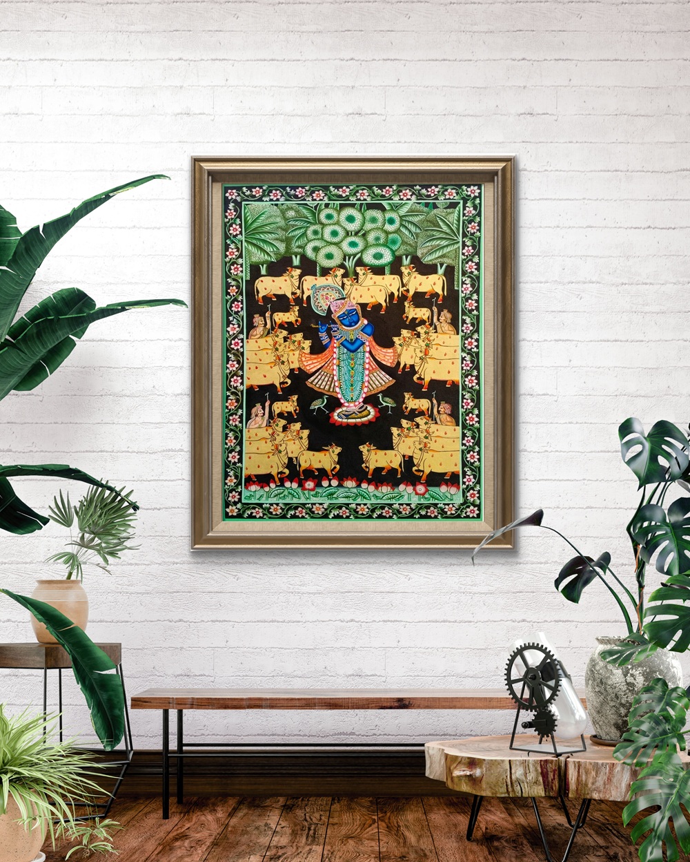 Flute of Eternal Bliss Pichwai Painting