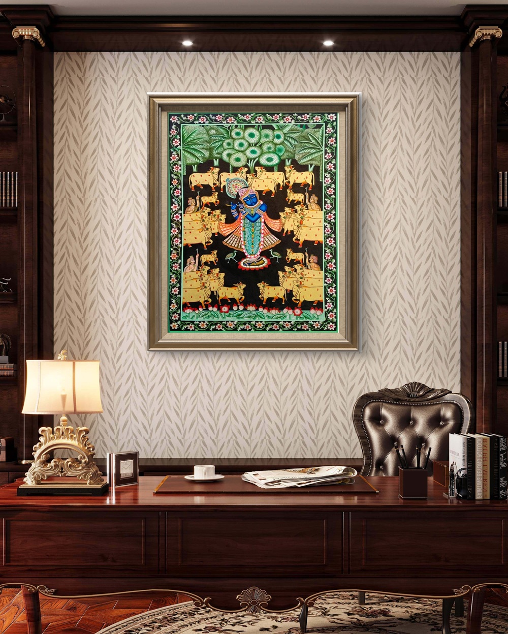 Flute of Eternal Bliss Pichwai Painting