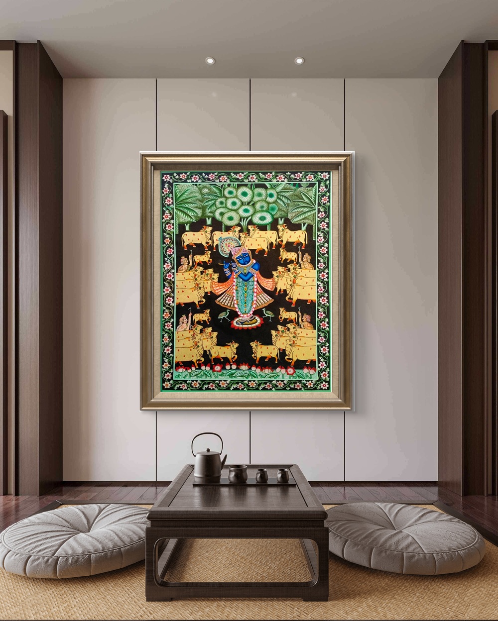 Flute of Eternal Bliss Pichwai Painting