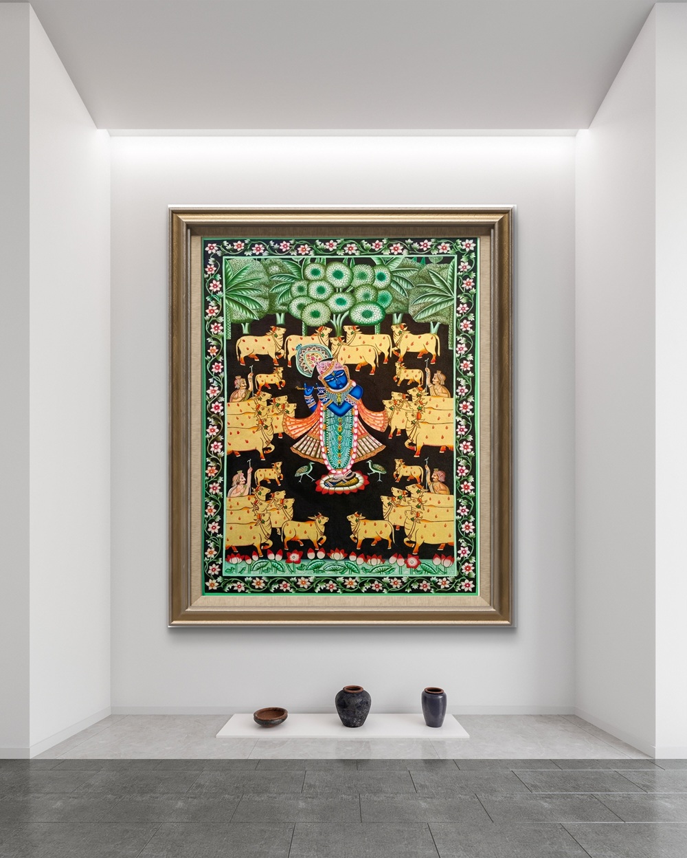 Flute of Eternal Bliss Pichwai Painting