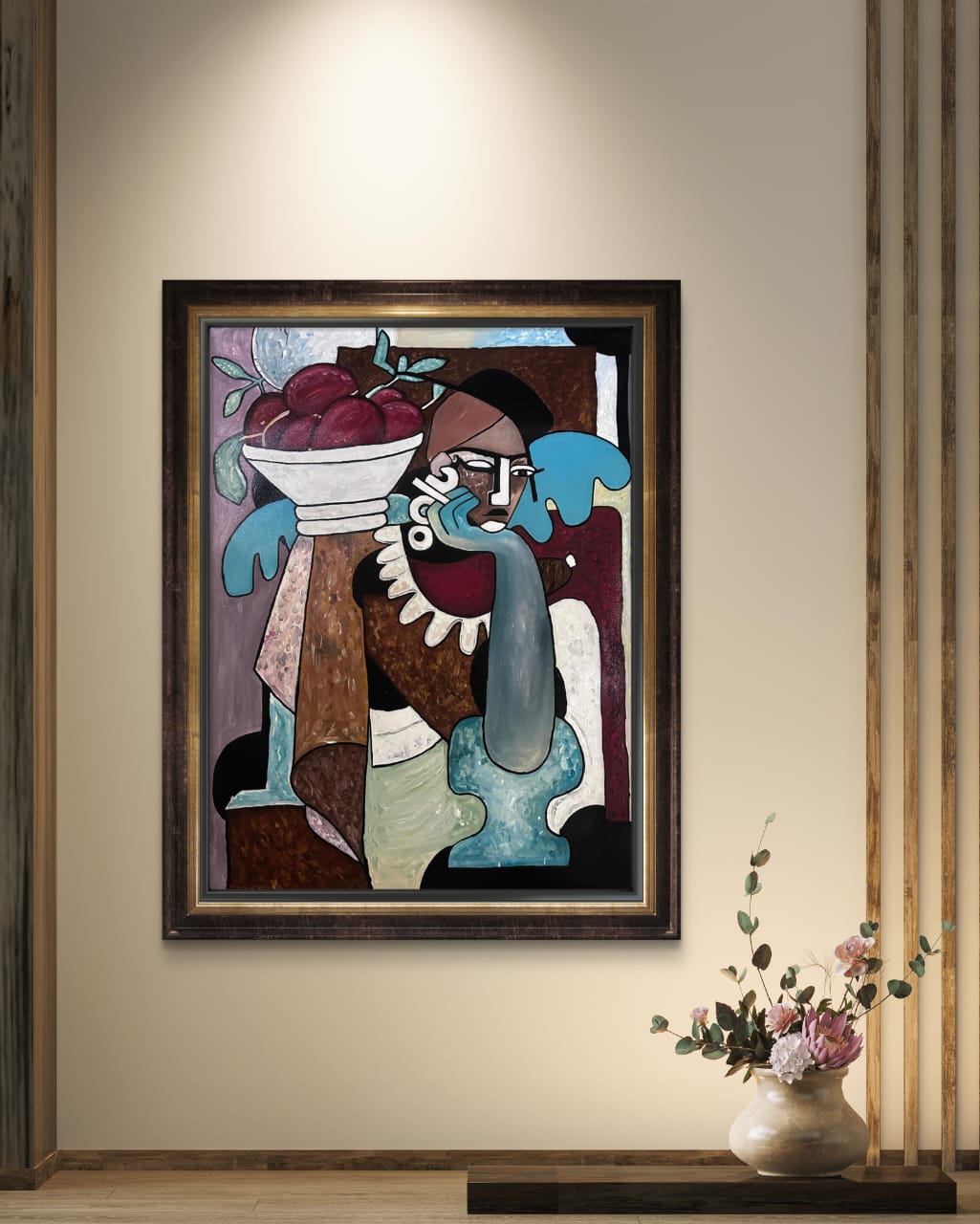 Nature Women Oil Painting on Canvas