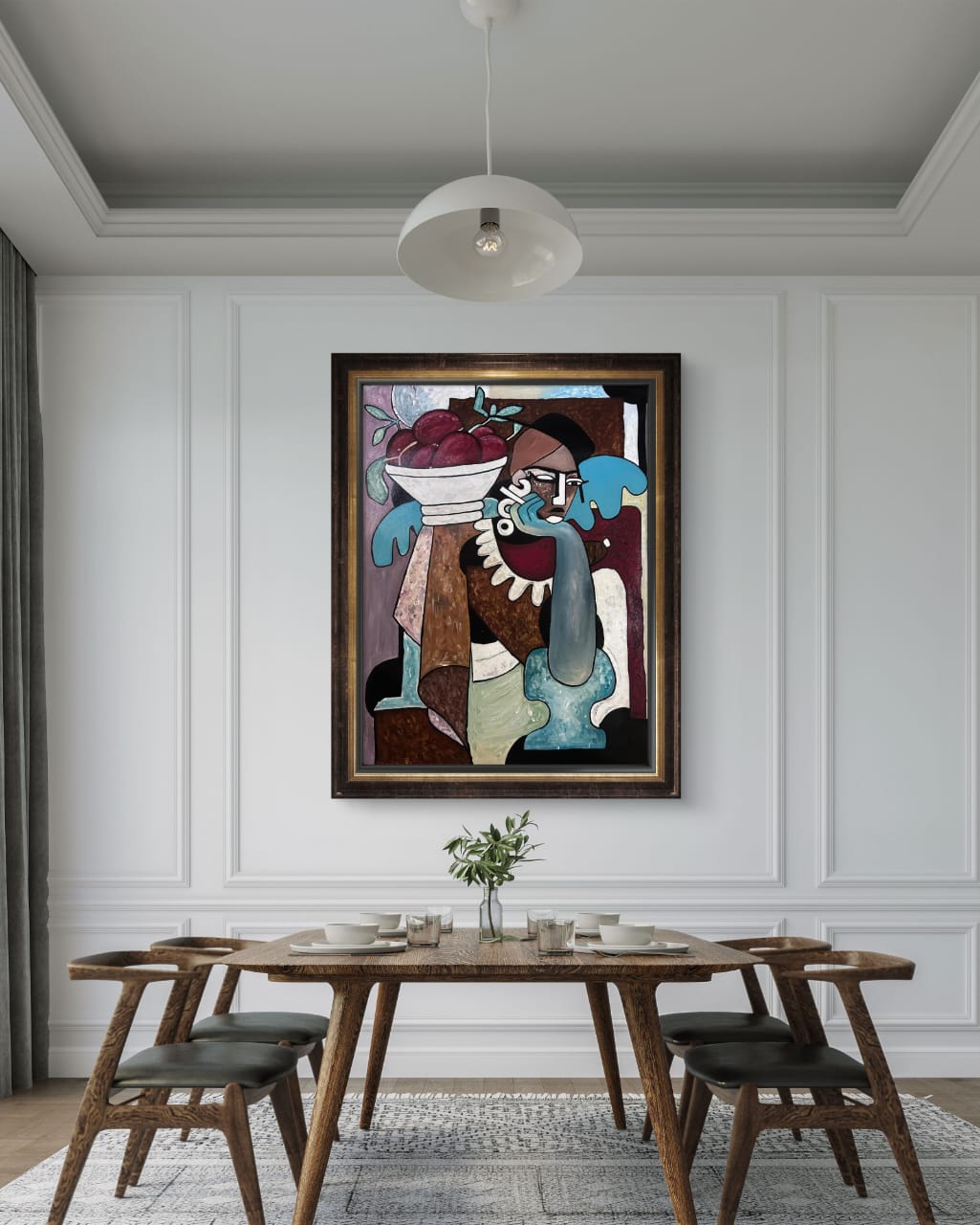 Nature Women Oil Painting on Canvas