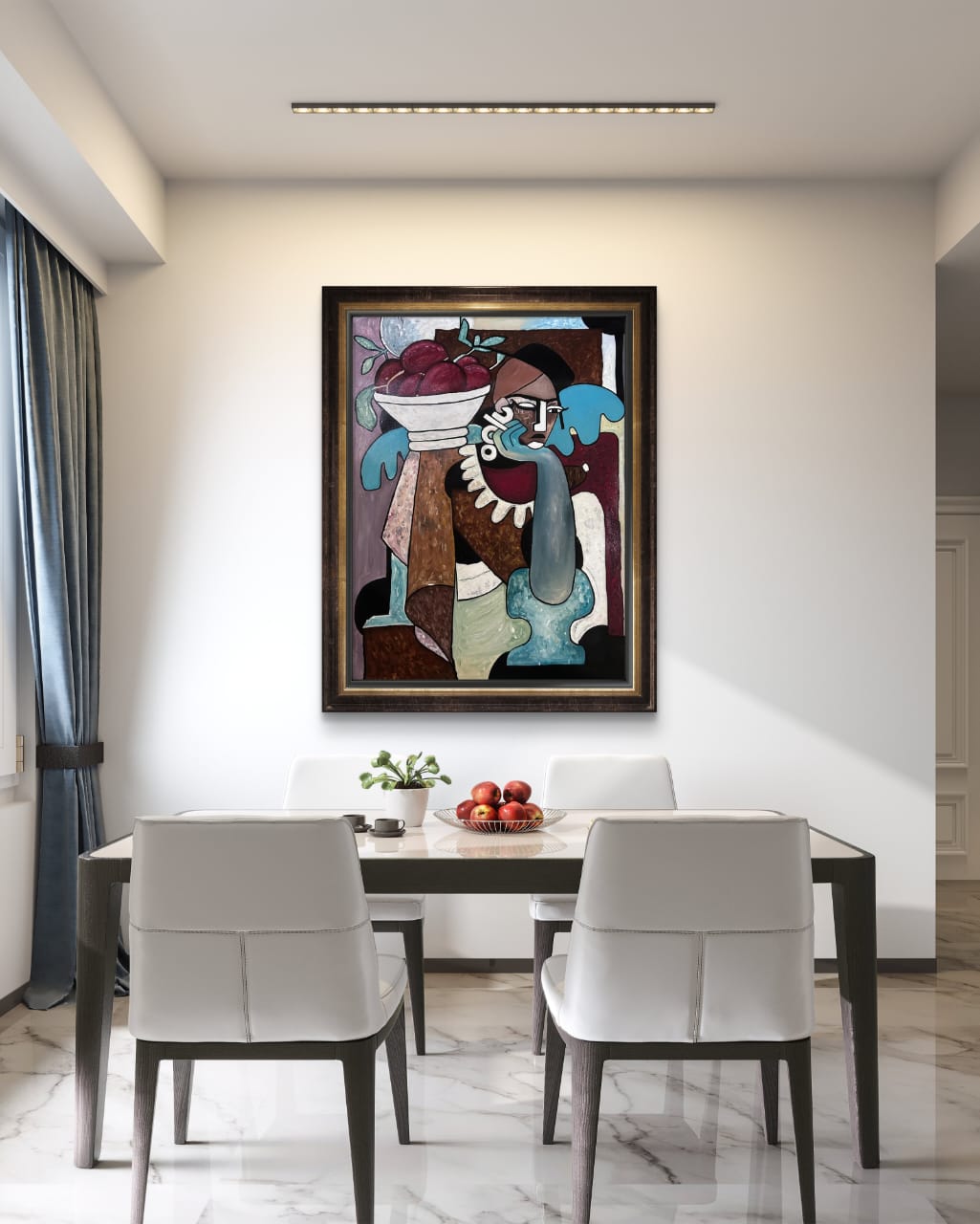 Nature Women Oil Painting on Canvas