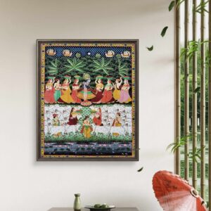 Krishna Leela Pichwai Painting