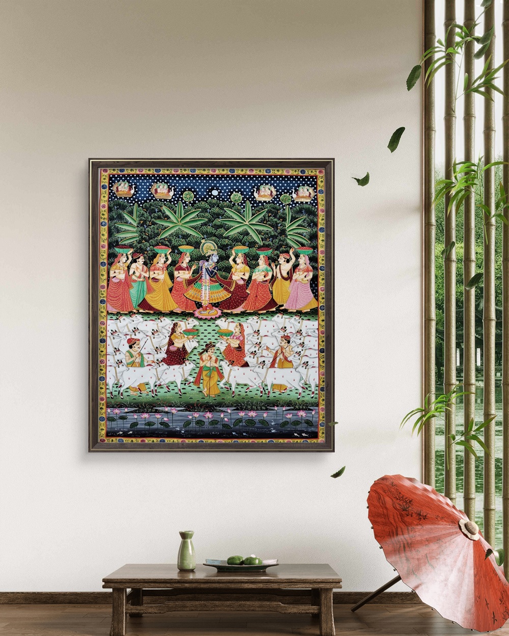 Krishna Leela Pichwai Painting