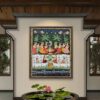 Krishna Leela Pichwai Painting Krishna Leela Pichwai Painting