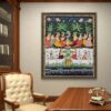 Krishna Leela Pichwai Painting Krishna Leela Pichwai Painting