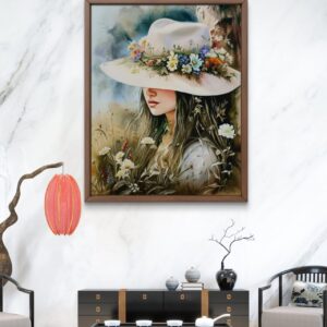 Romantic Girl Oil Painting