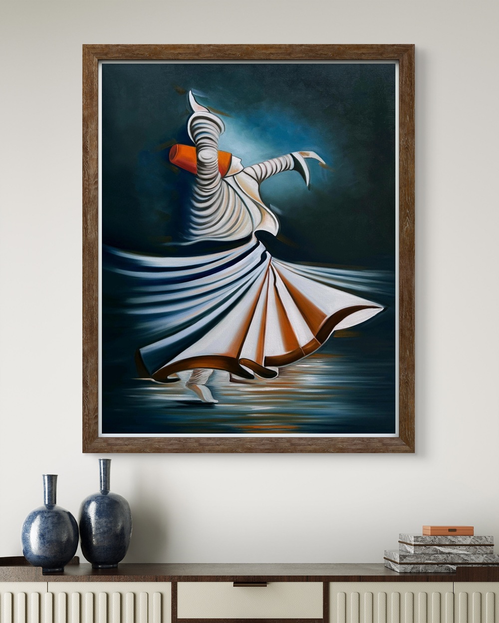 Sufi Dance Oil Painting