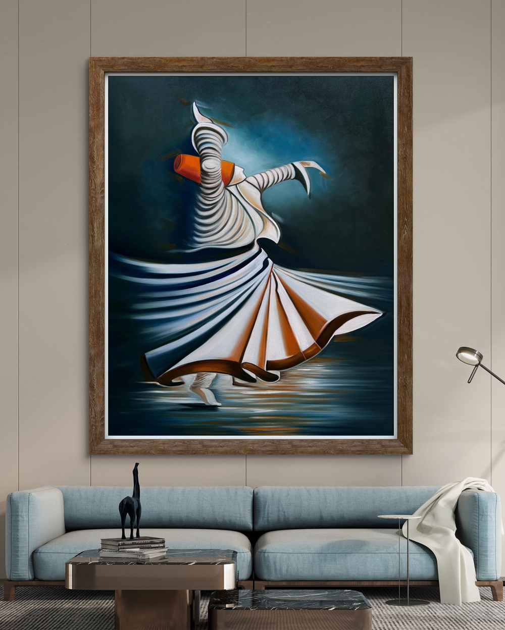 Sufi Dance Oil Painting