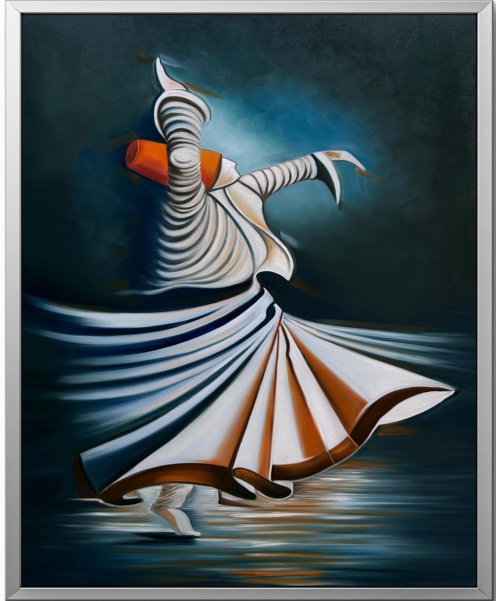 Sufi Dance Oil Painting