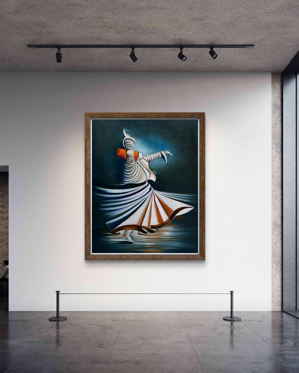 Sufi Dance Oil Painting