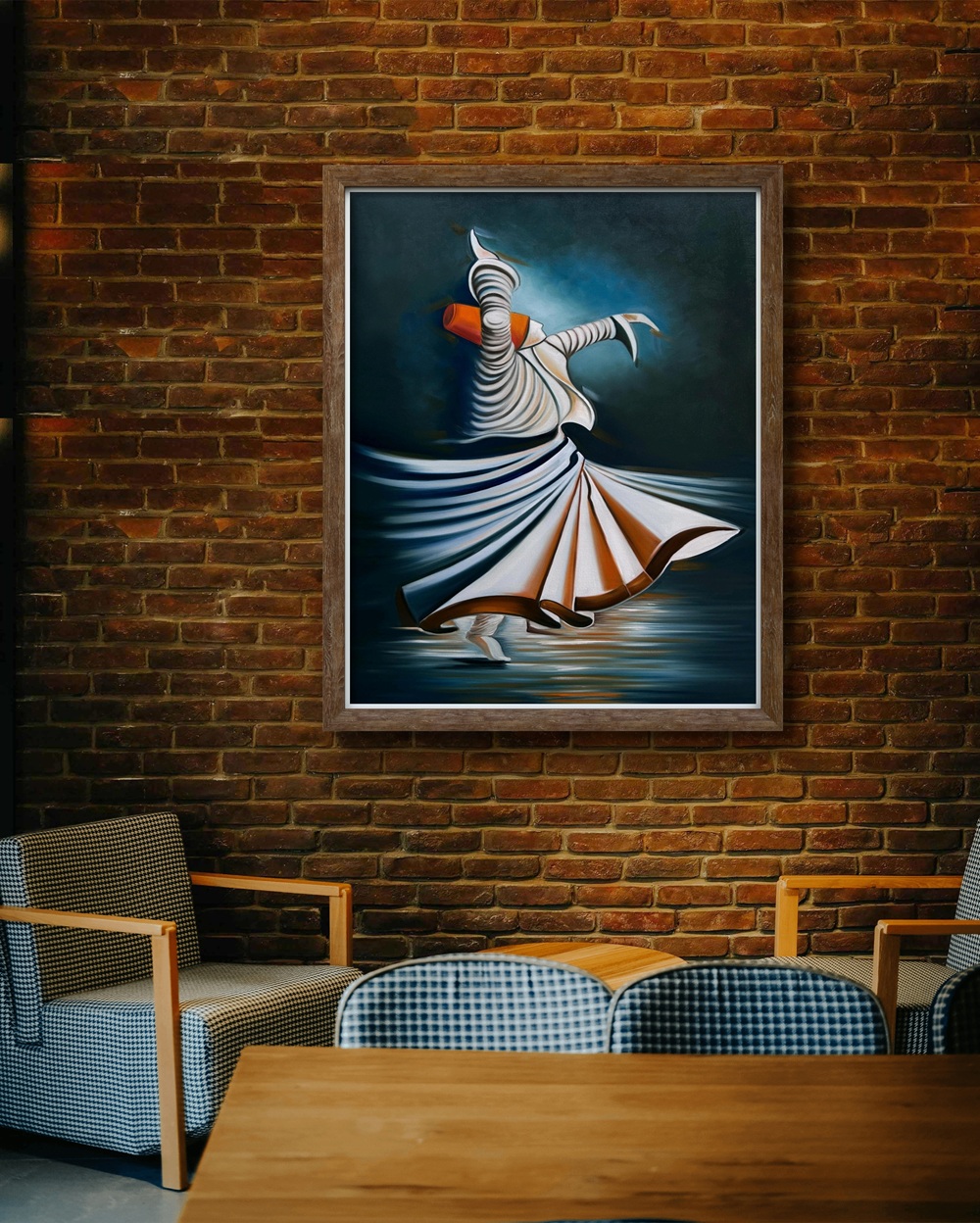 Sufi Dance Oil Painting