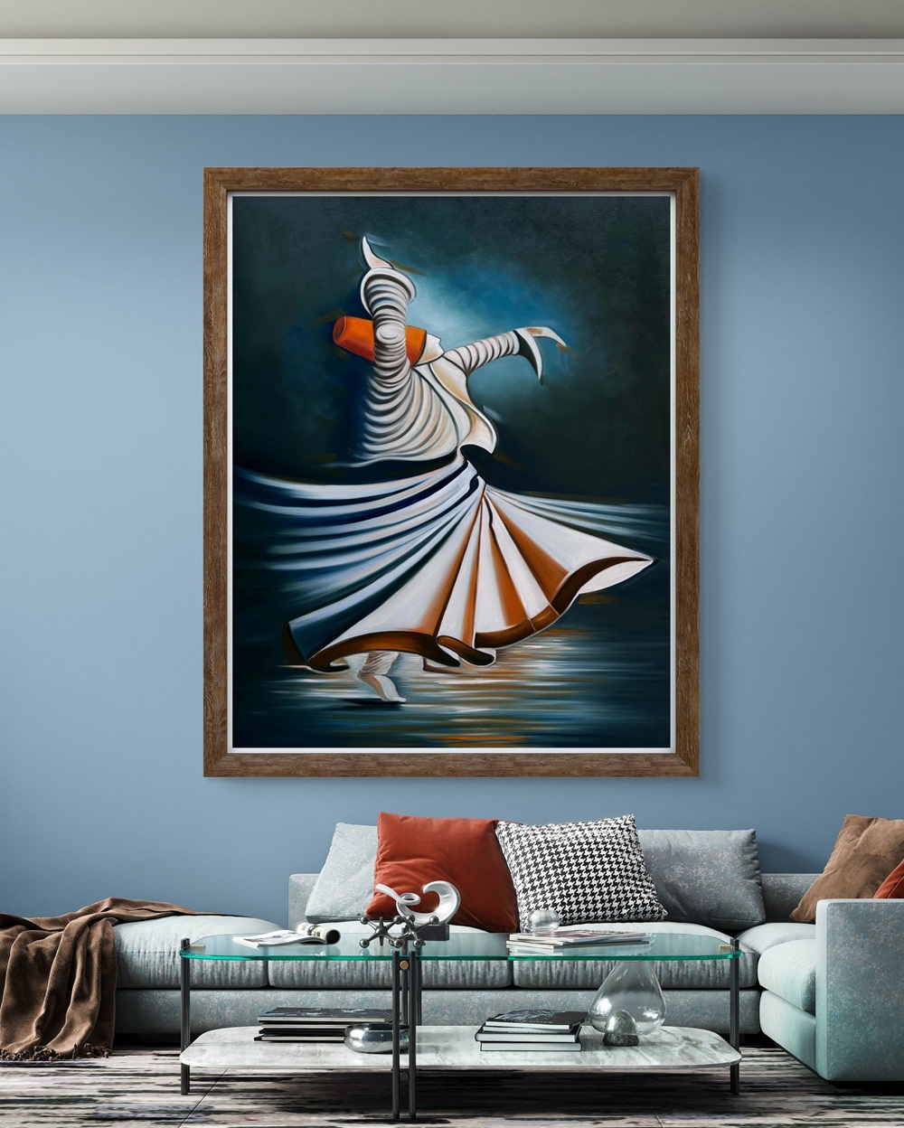 Sufi Dance Oil Painting