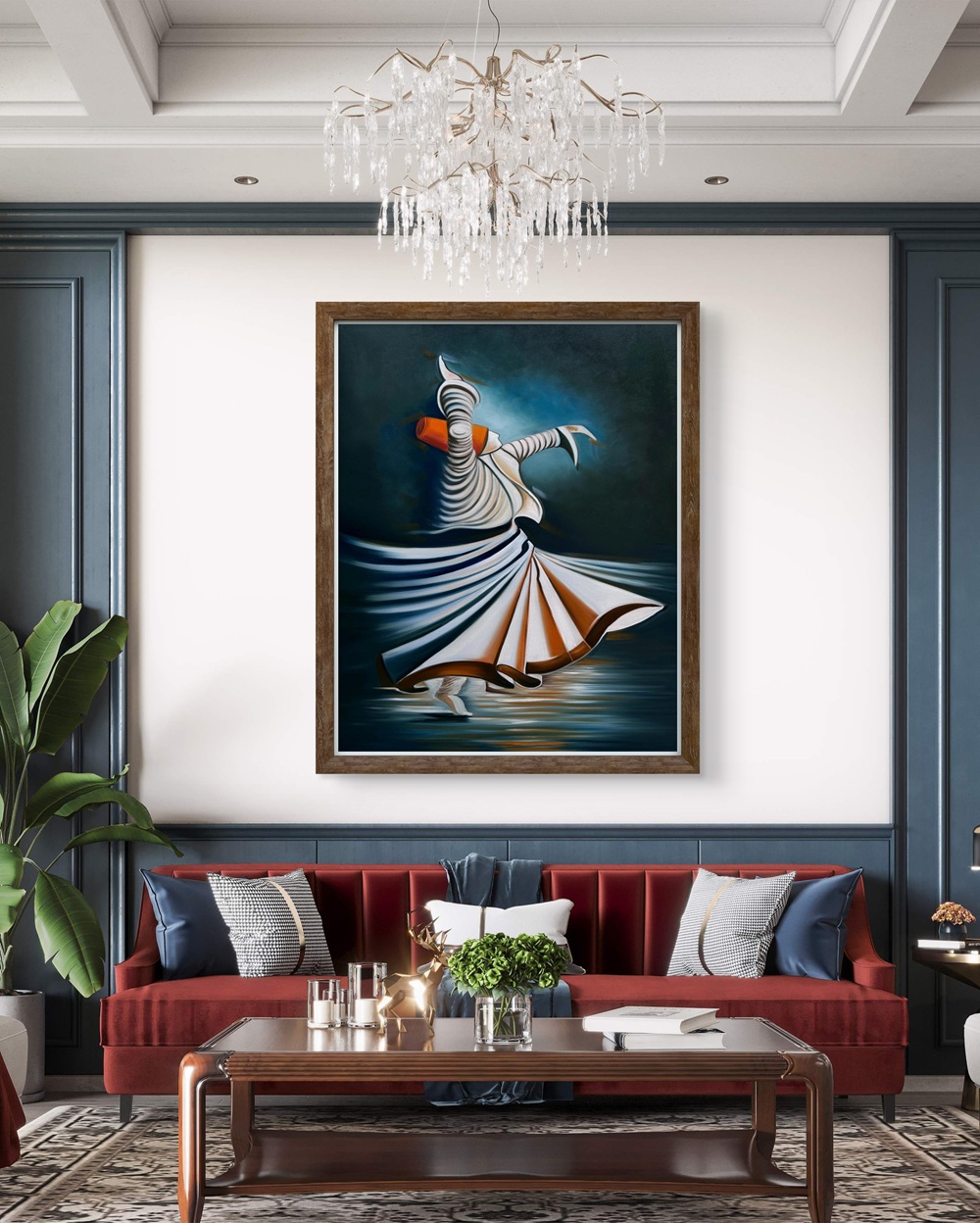Sufi Dance Oil Painting