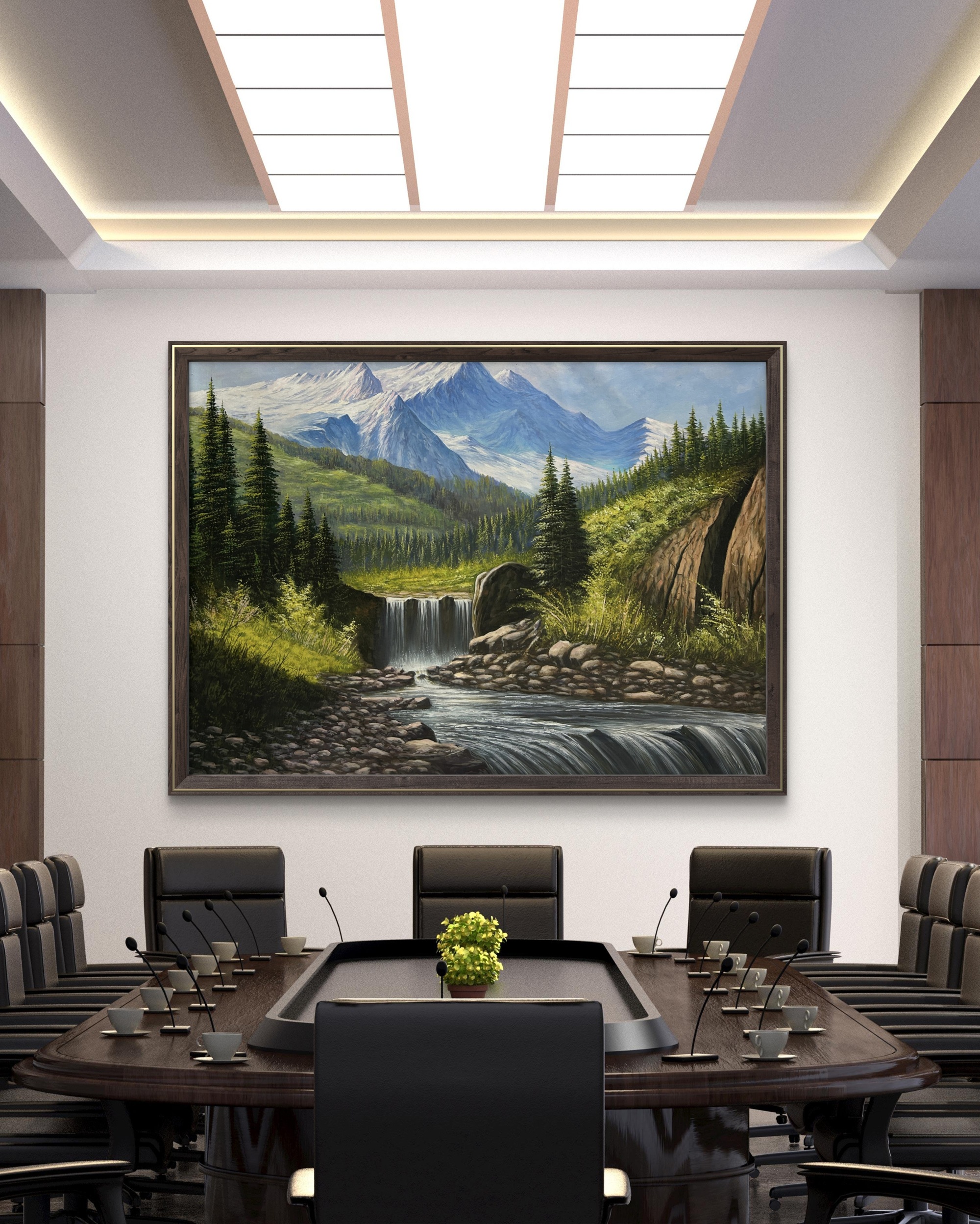 Crystal Highlands 16 Crystal Highlands Painting in conference room