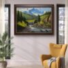 Crystal Highlands Acrylic Painting