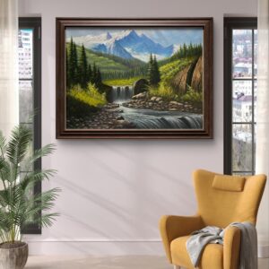 Crystal Highlands Acrylic Painting