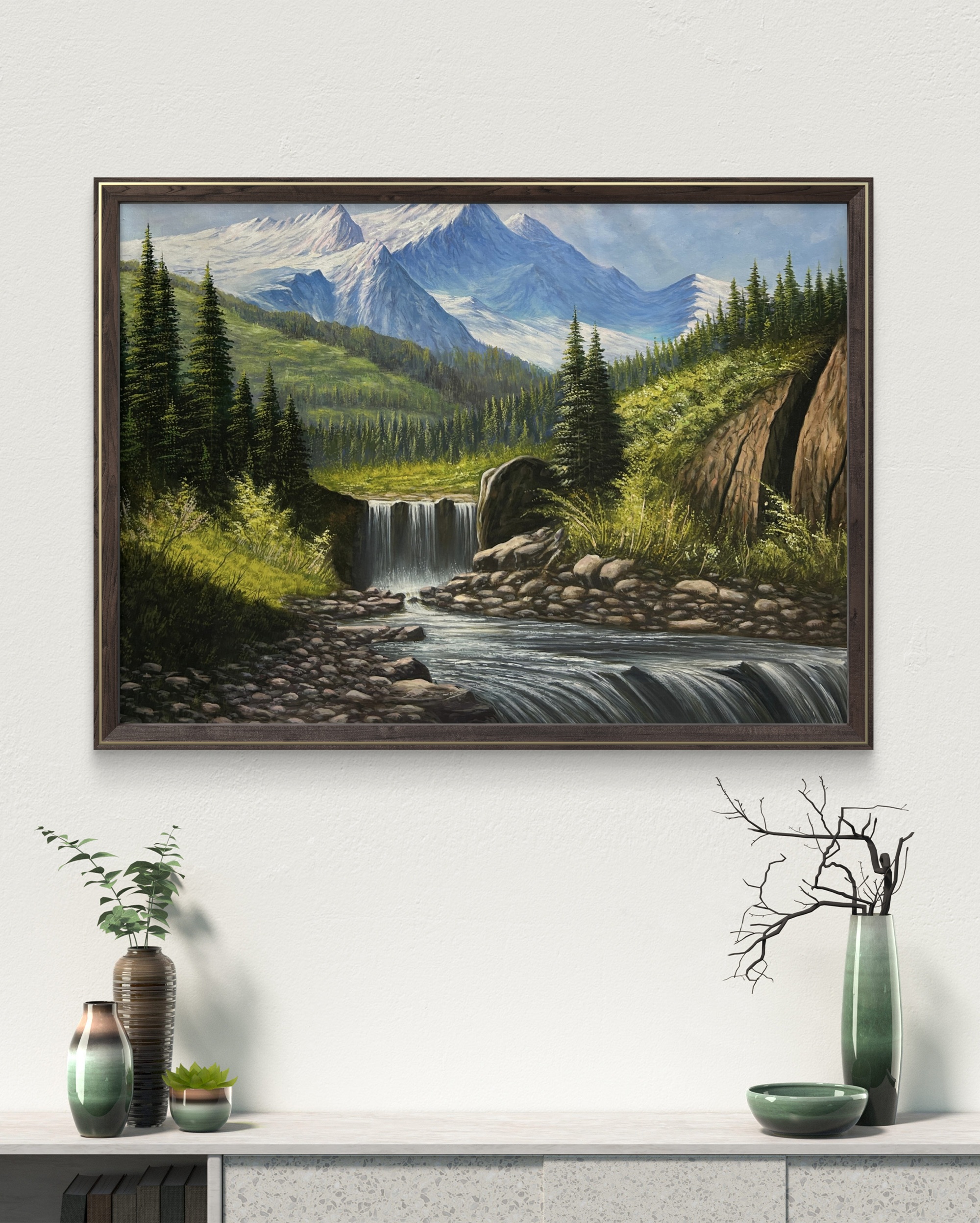 Crystal Highlands 22 Crystal Highlands Painting on white wall