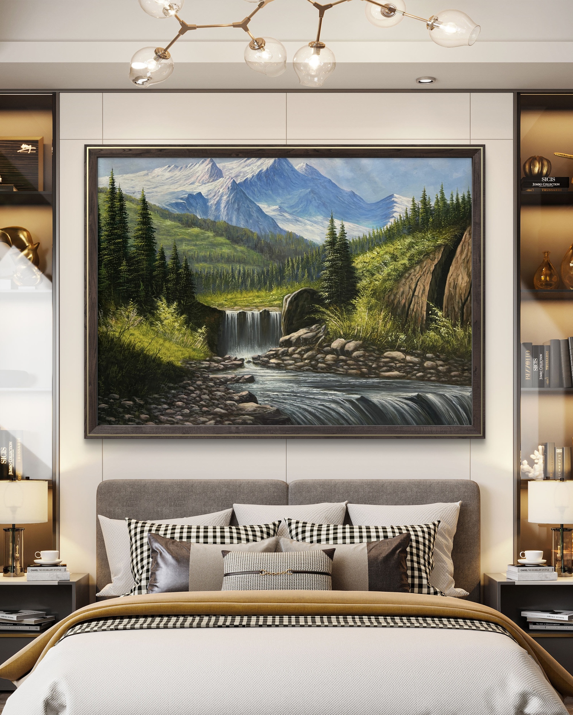 Crystal Highlands 23 Crystal Highlands Painting on bedroom wall