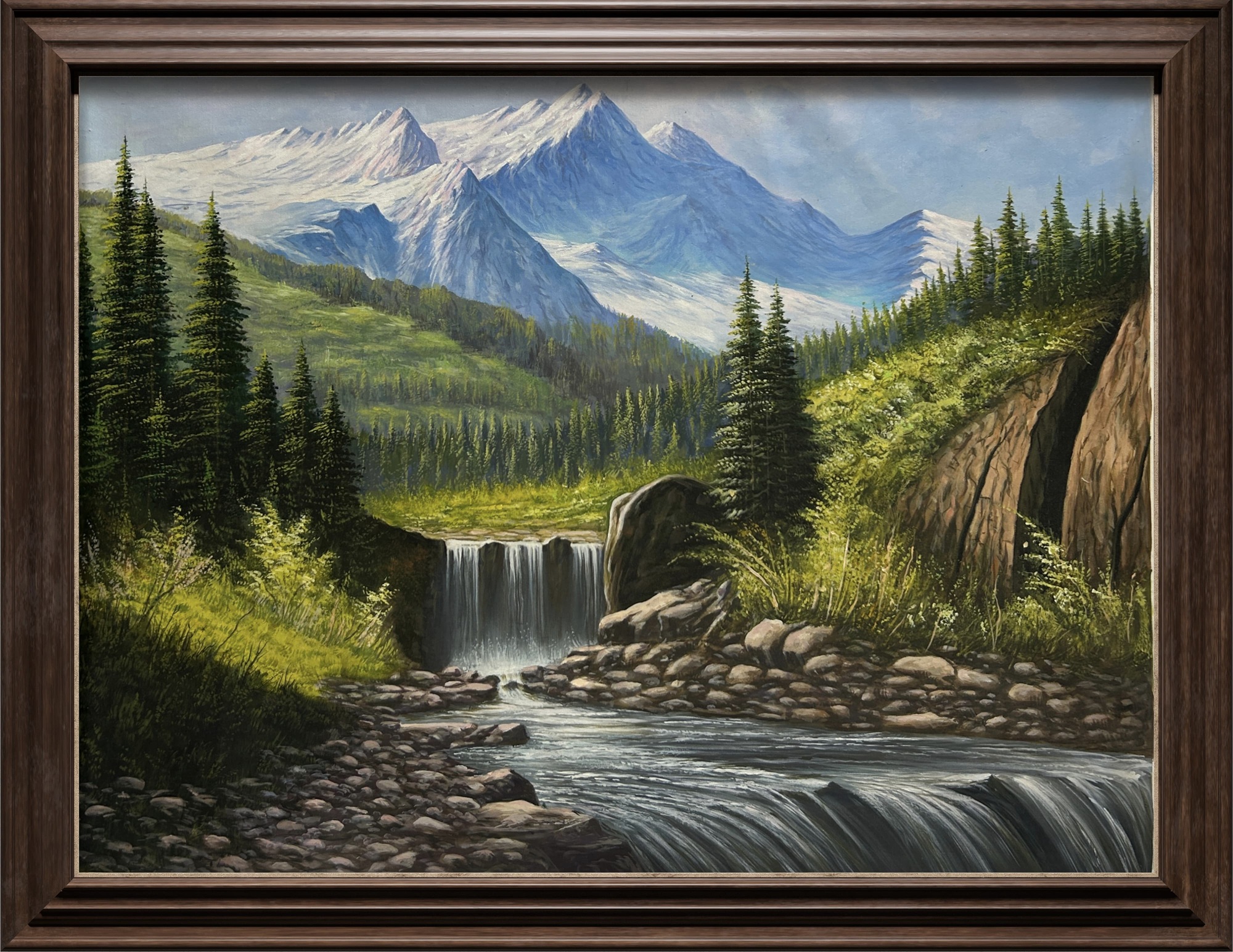 Crystal Highlands 24 Crystal Highlands Painting in wooden frame