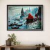 Divine Ghats of Varanasi Oil Painting