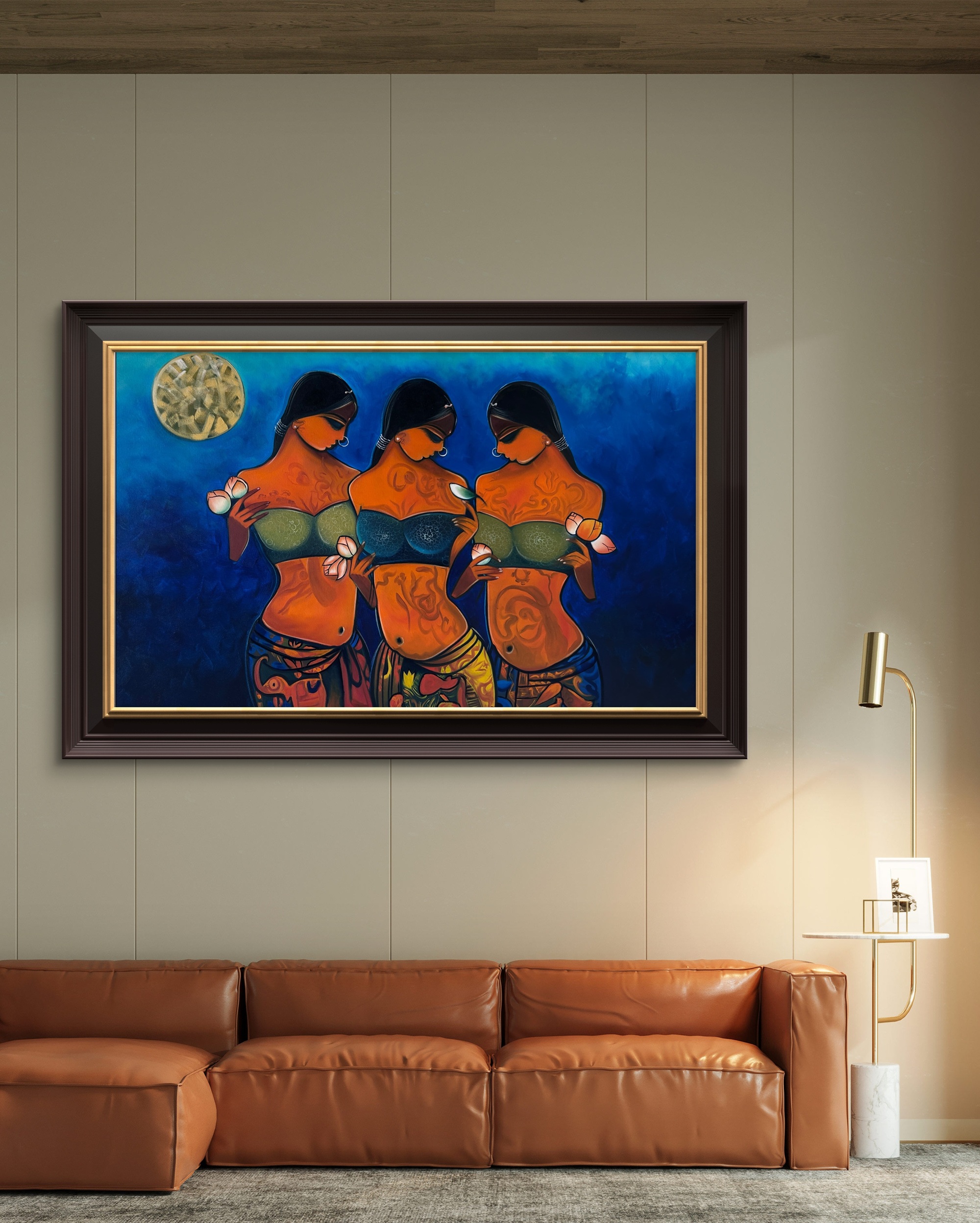 Eternal Feminine Trio Oil Painting