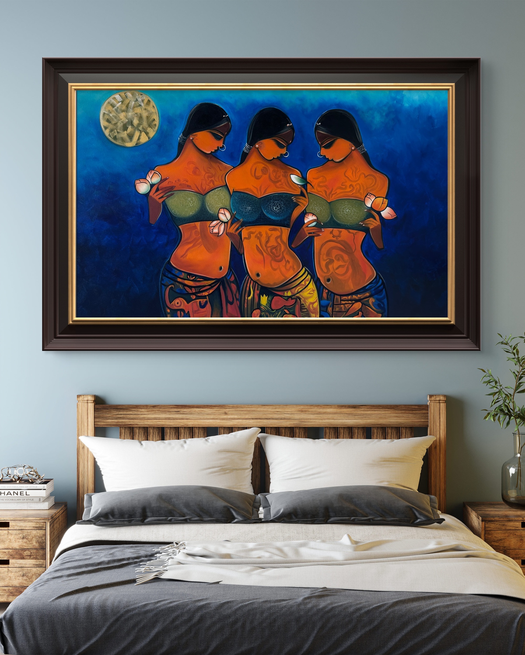 Eternal Feminine Trio Oil Painting