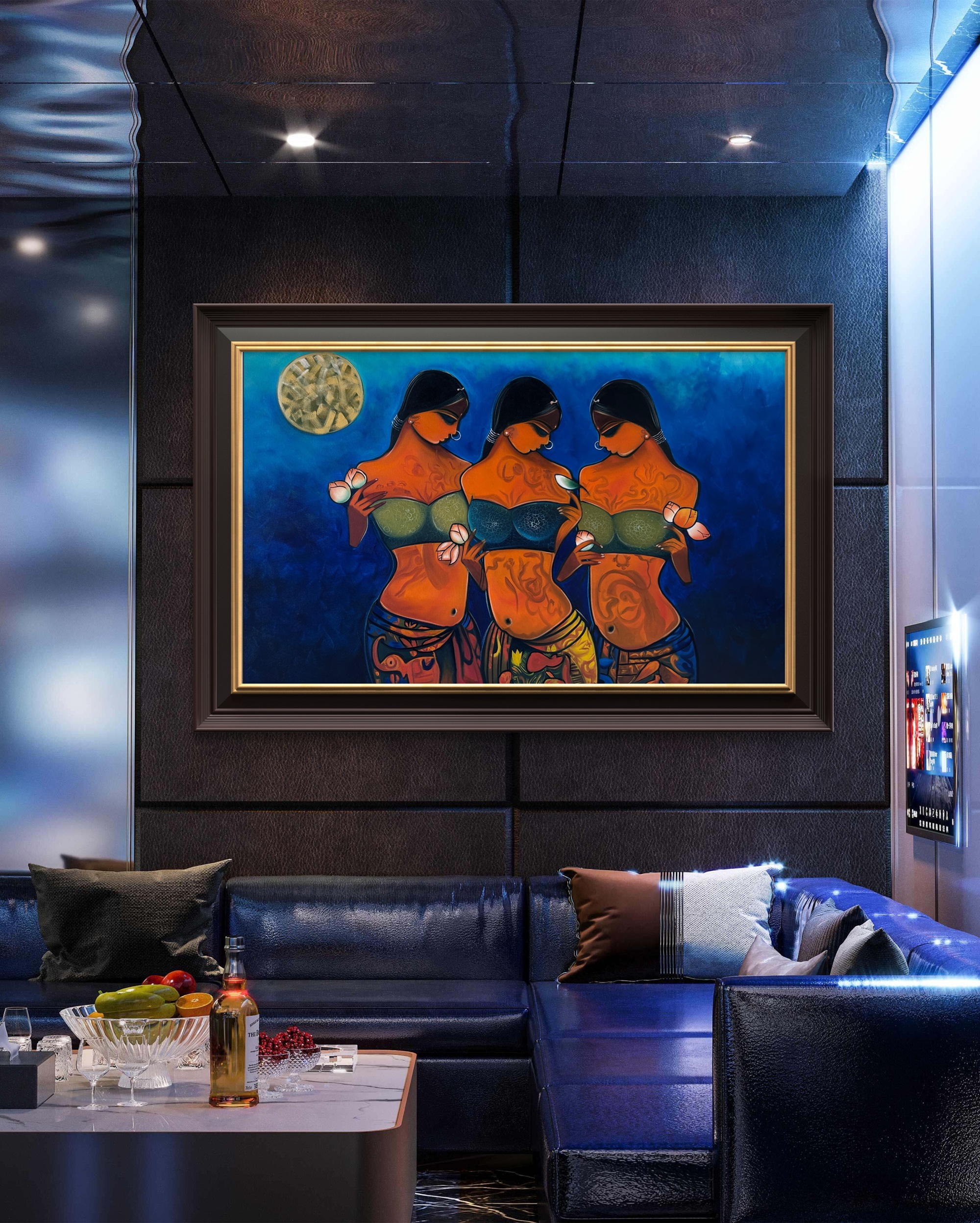 Eternal Feminine Trio Oil Painting