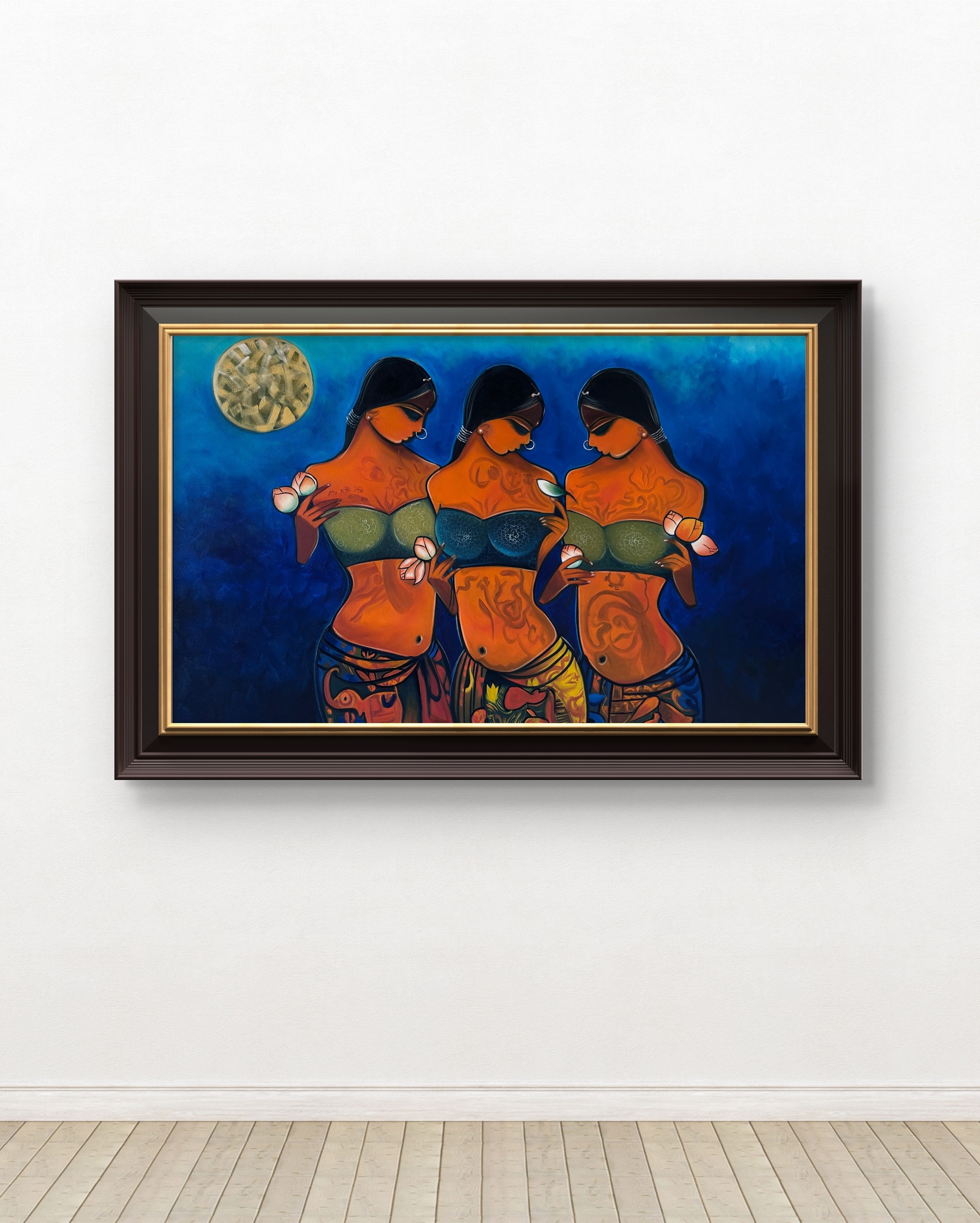 Eternal Feminine Trio Oil Painting