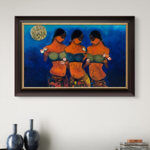 Eternal Feminine Trio Oil Painting