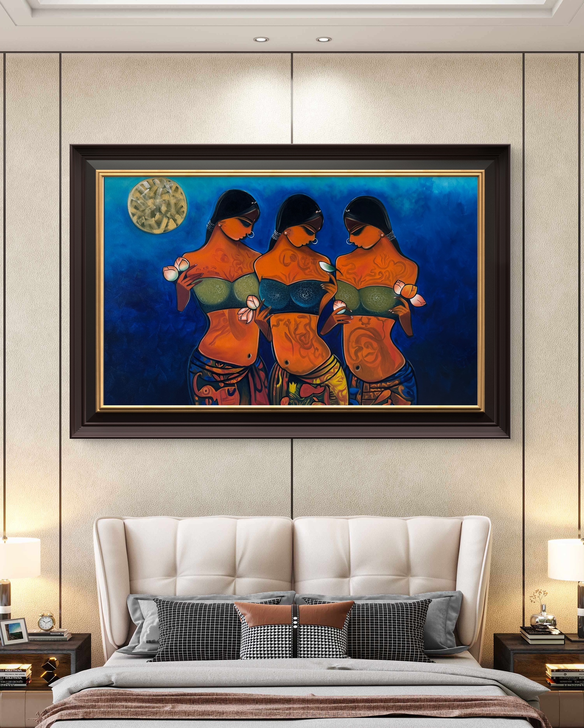 Eternal Feminine Trio Oil Painting