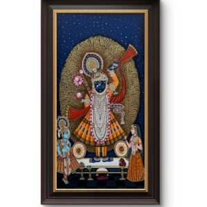 Eternal Grace of Shrinath Ji Oil Painting on Canvas