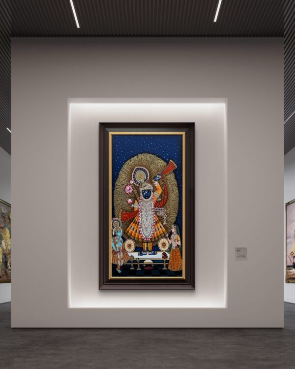Eternal Grace of Shrinath Ji Oil Painting on Canvas