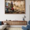 Kashi Eternal Ghats Oil Painting