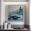 Sacred Blue Banaras Oil Painting