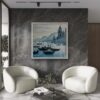 Sacred Blue Banaras Oil Painting