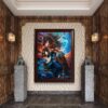 The Violin Rider Oil Painting