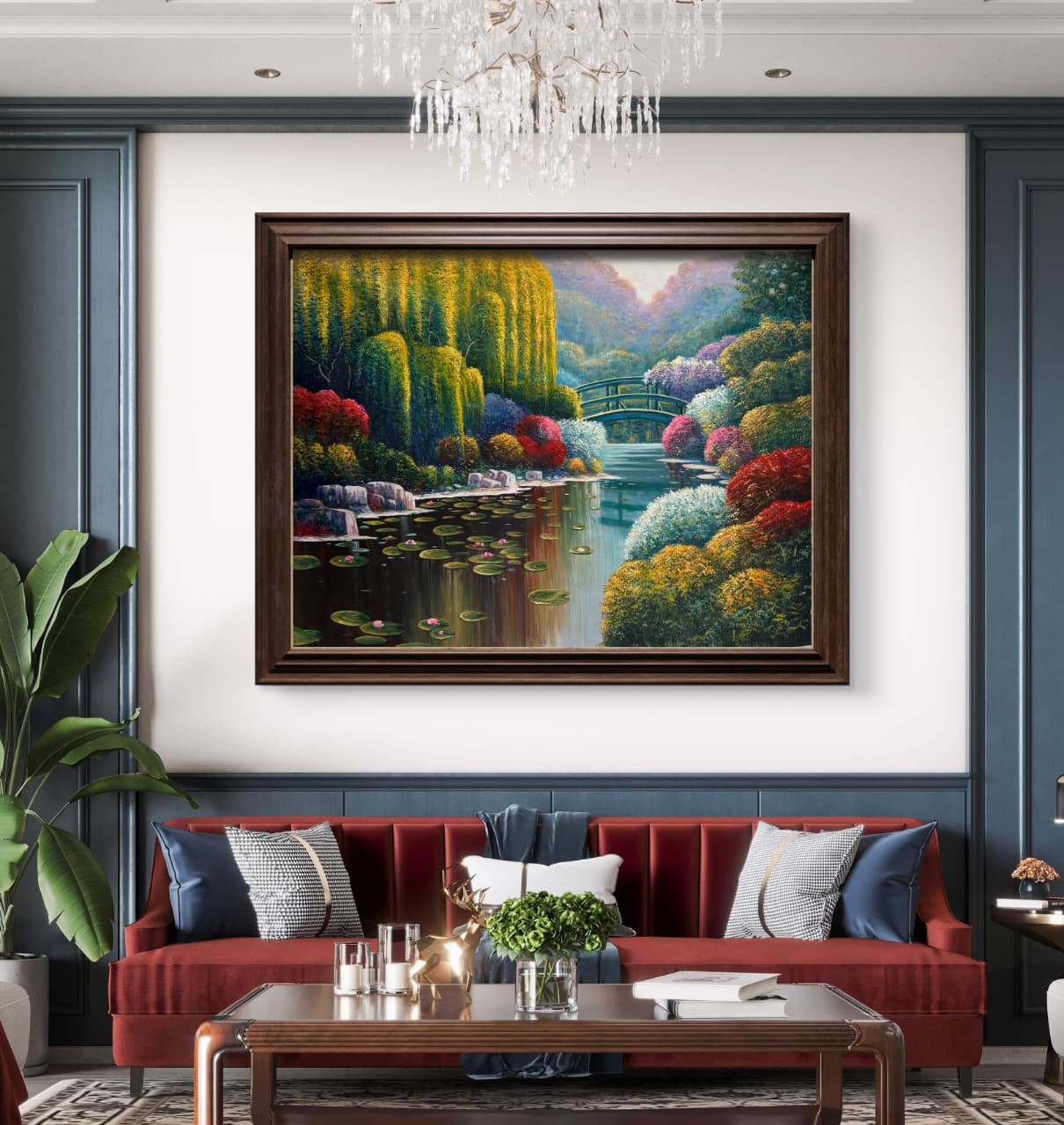 Whispers of the Willow Acrylic Landscape Painting