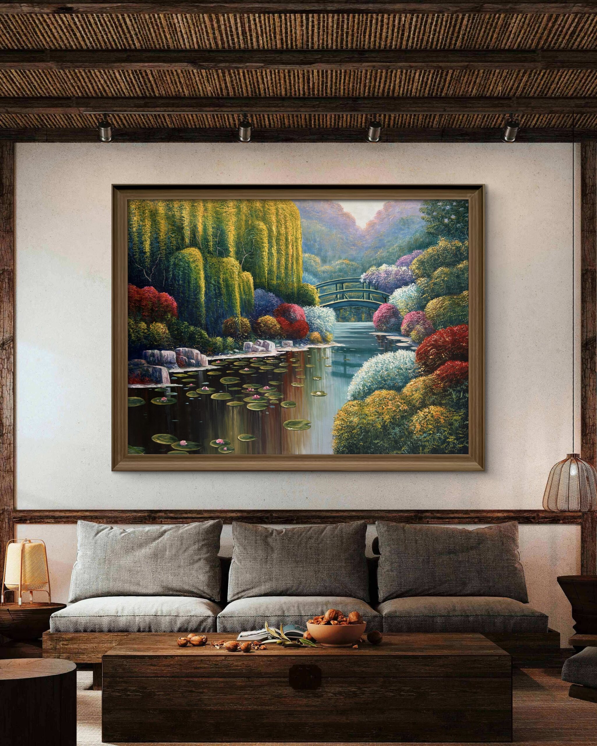 Whispers of the Willow Acrylic Landscape Painting