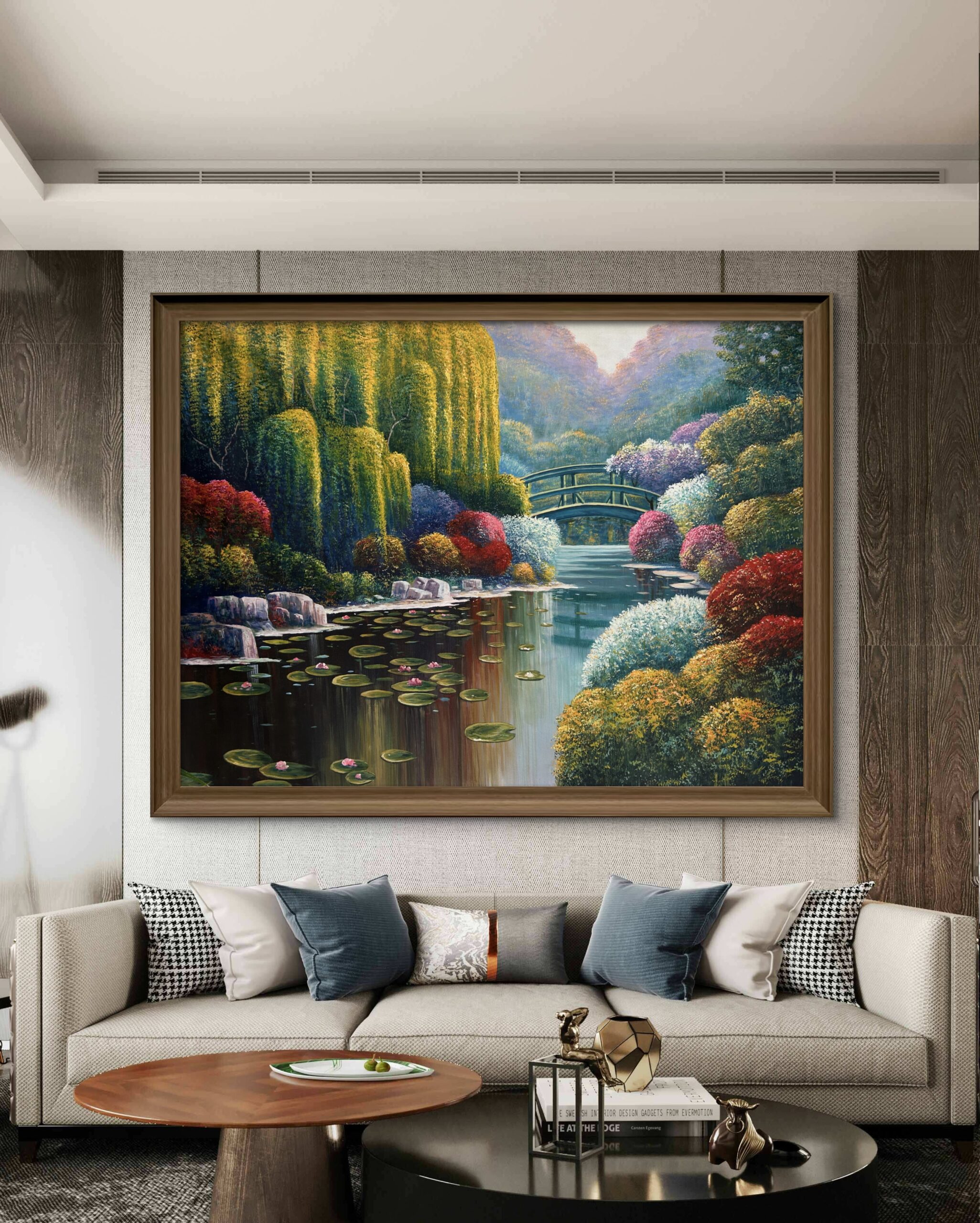 Whispers of the Willow Acrylic Landscape Painting
