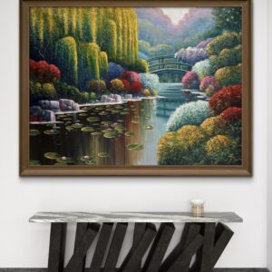Whispers of the Willow Acrylic Landscape Painting