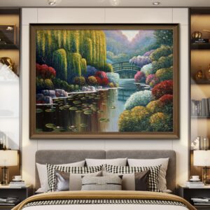 Whispers of the Willow Acrylic Landscape Painting