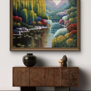 Whispers of the Willow Acrylic Landscape Painting
