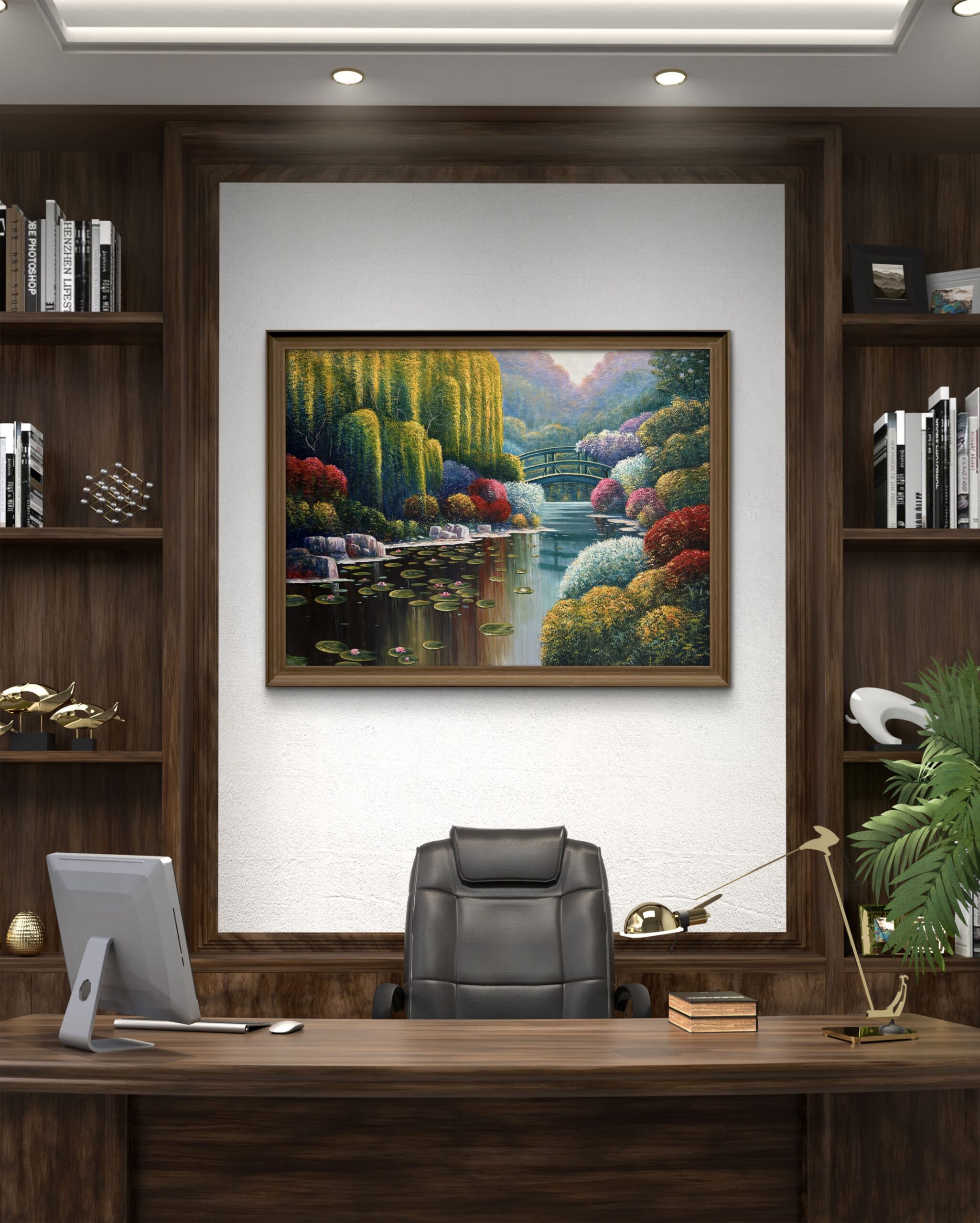 Whispers of the Willow Acrylic Landscape Painting