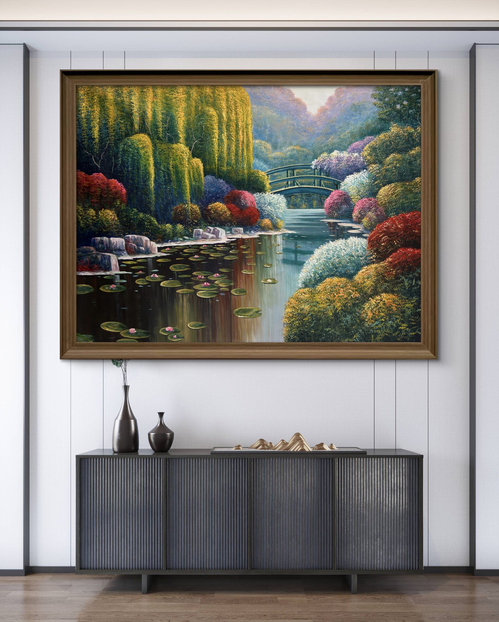 Whispers of the Willow Acrylic Landscape Painting