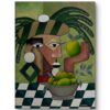 Cubist Harvest Oil Painting